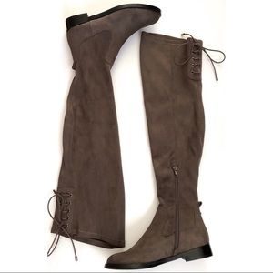 Kenneth Cole Reaction Wind Chime Over Knee Boots